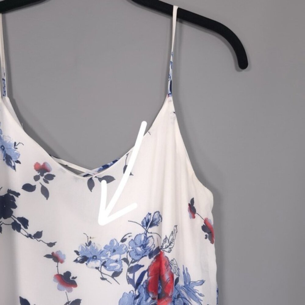 VINTAGE Jody California CALIF Mini Dress MEDIUM Floral‎ Strappy A-Line 13961-03 - Picture 10 of 11